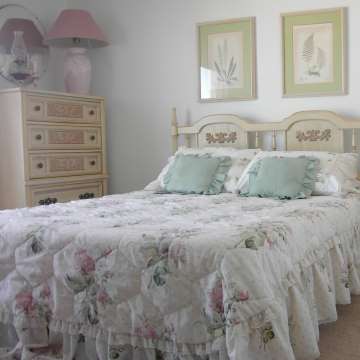 Florida Ferienwohnungen - das Schlafzimmer mit einem King size Bett